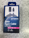 Antares Data Sync Cable Reversible Micro USB 1m Fast Charge