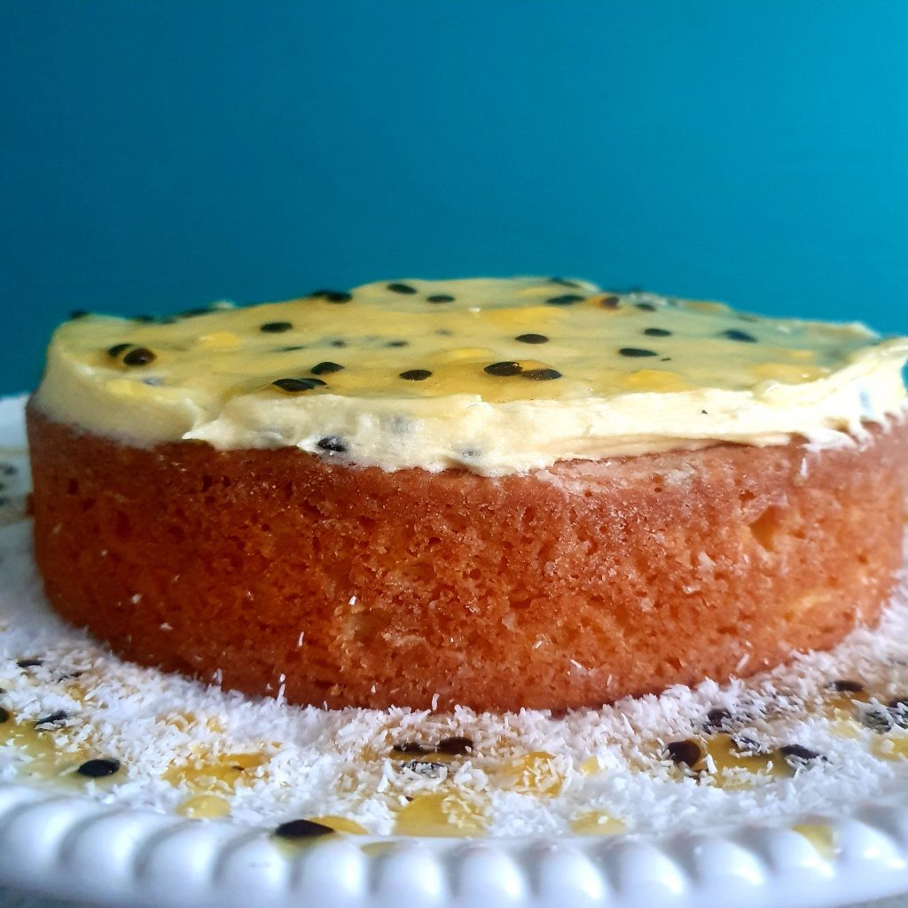 Arobake Passionfruit Coconut Cake